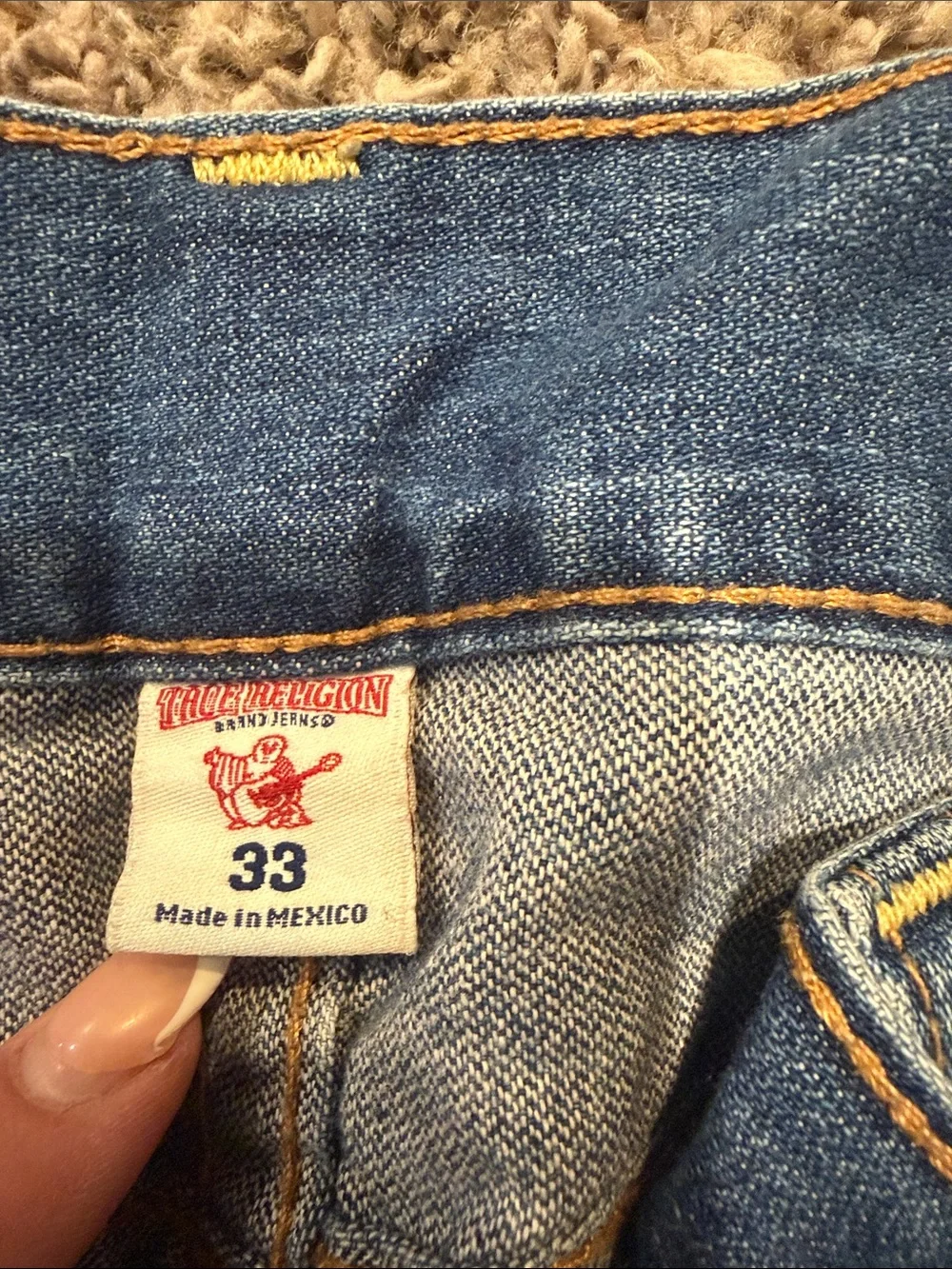 Men’s Classic Blue Straight-Leg Jeans